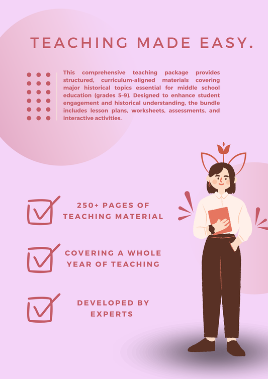 Complete History Teaching Bundle: Lesson Plans, Worksheets & Resources Teachers