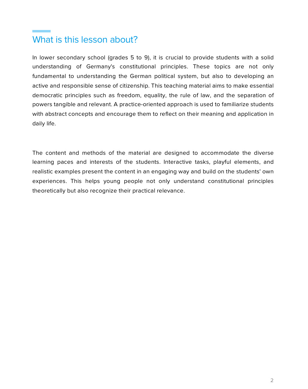 Germany’s Constitutional Principles – Comparative Democracy & Law | Government & Civics Resource | GRADE 5–9