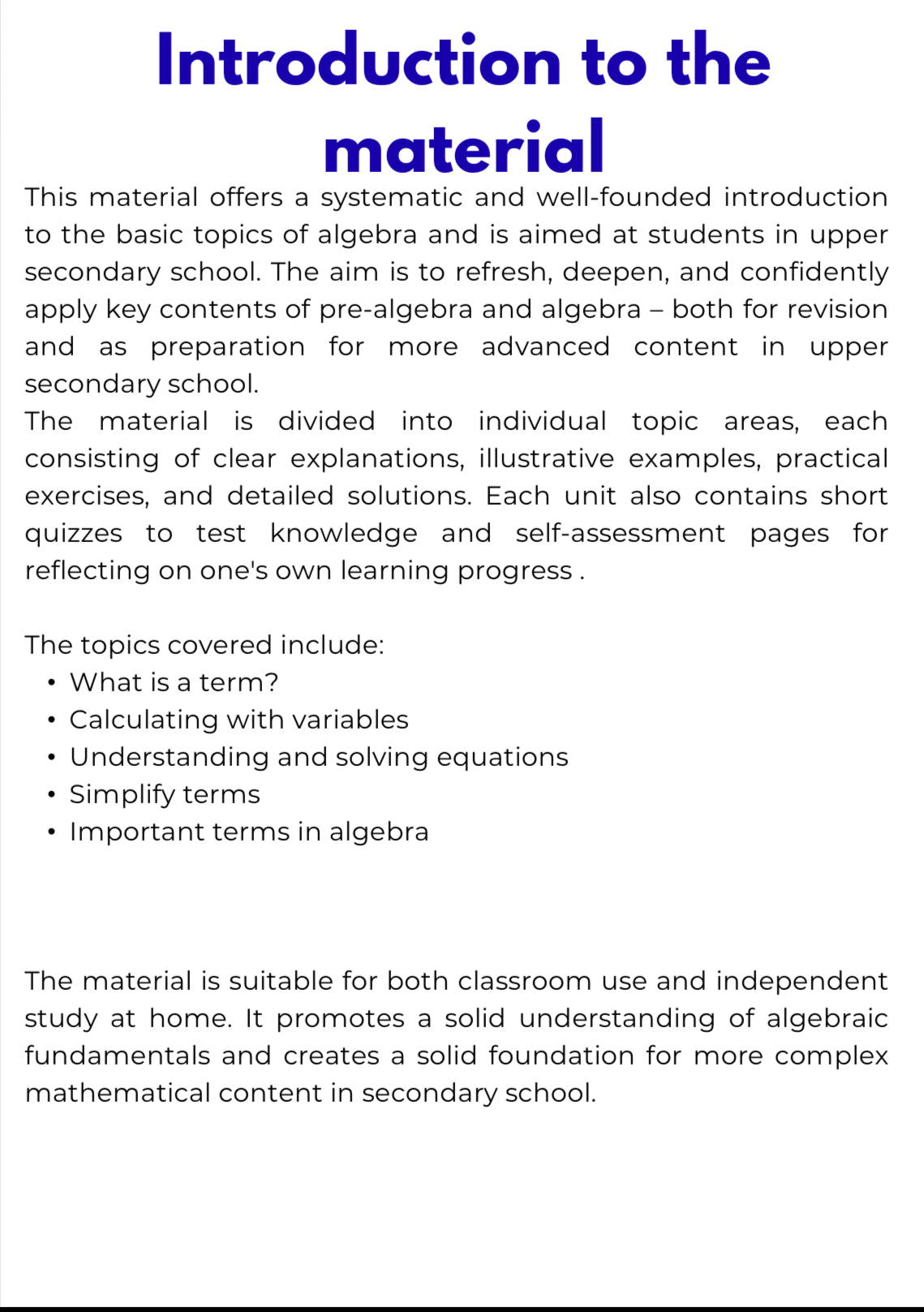 Algebra – Daily Warm-up Exercises | Bell Ringers & Quick Practice | GRADE 5–9