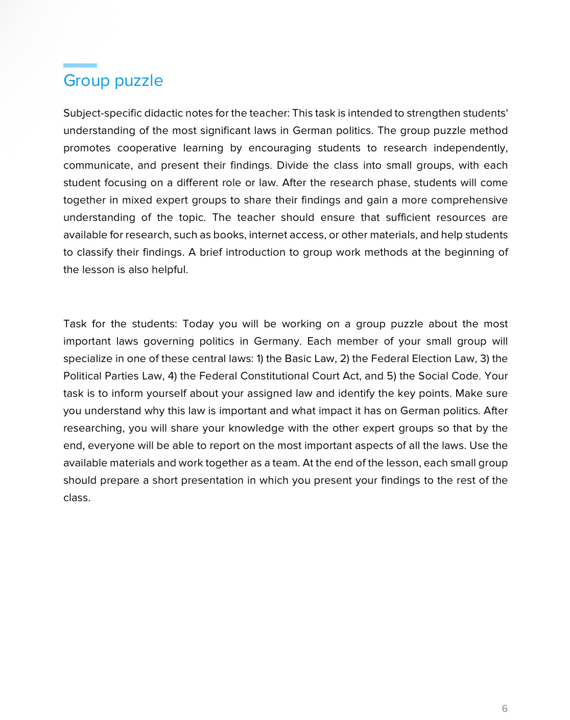 Germany’s Most Important Political Laws – Teaching Human Rights & Democracy | Comparative Civics Resource | Grades 5–9