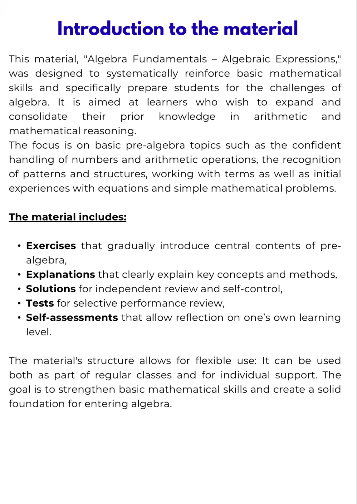 Algebra Basics – Understanding and Simplifying Algebraic Expressions | Math Resource | GRADE 5–9