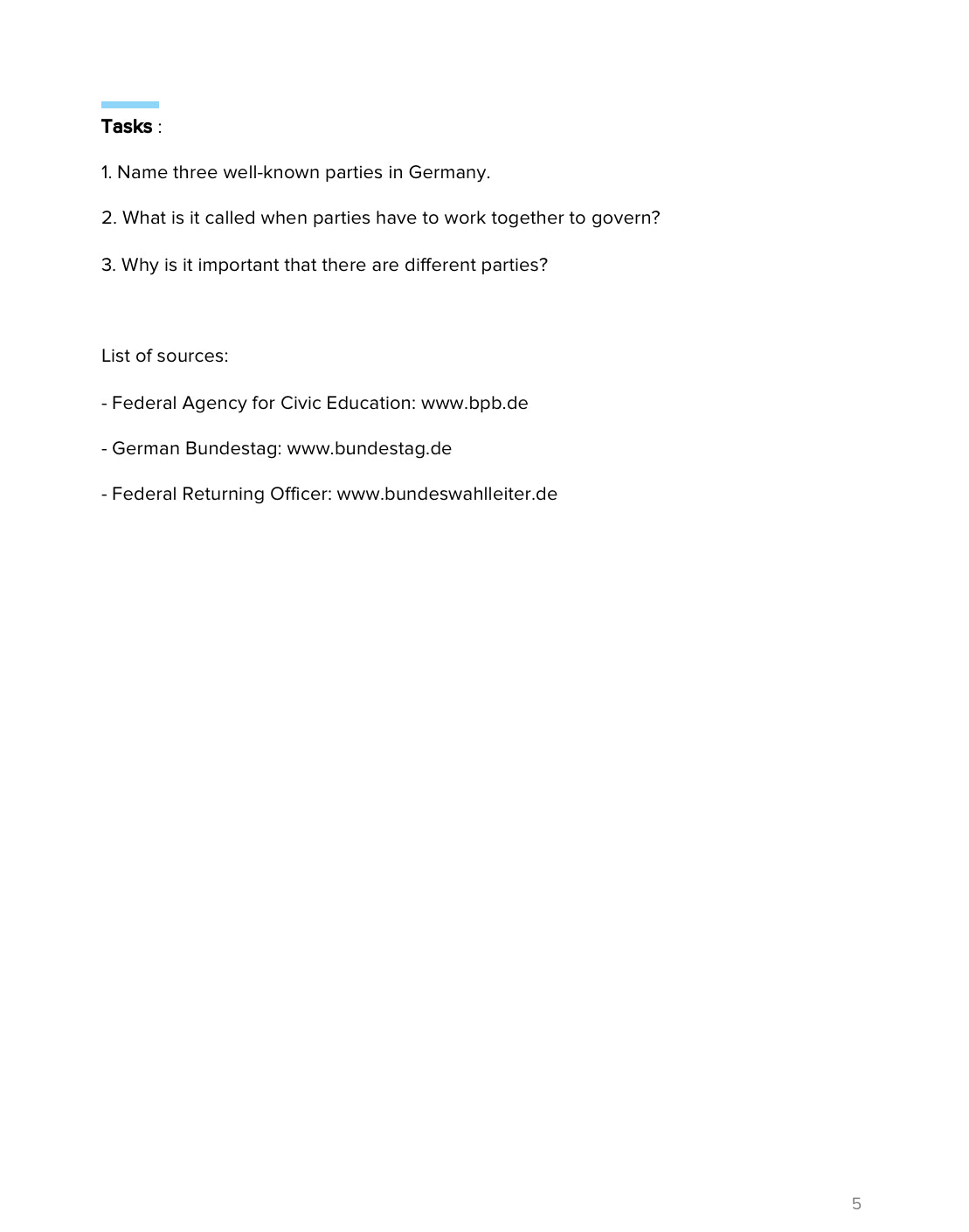 Germany’s Party System – Comparative Government & Elections | Civics Resource | GRADE 5–9