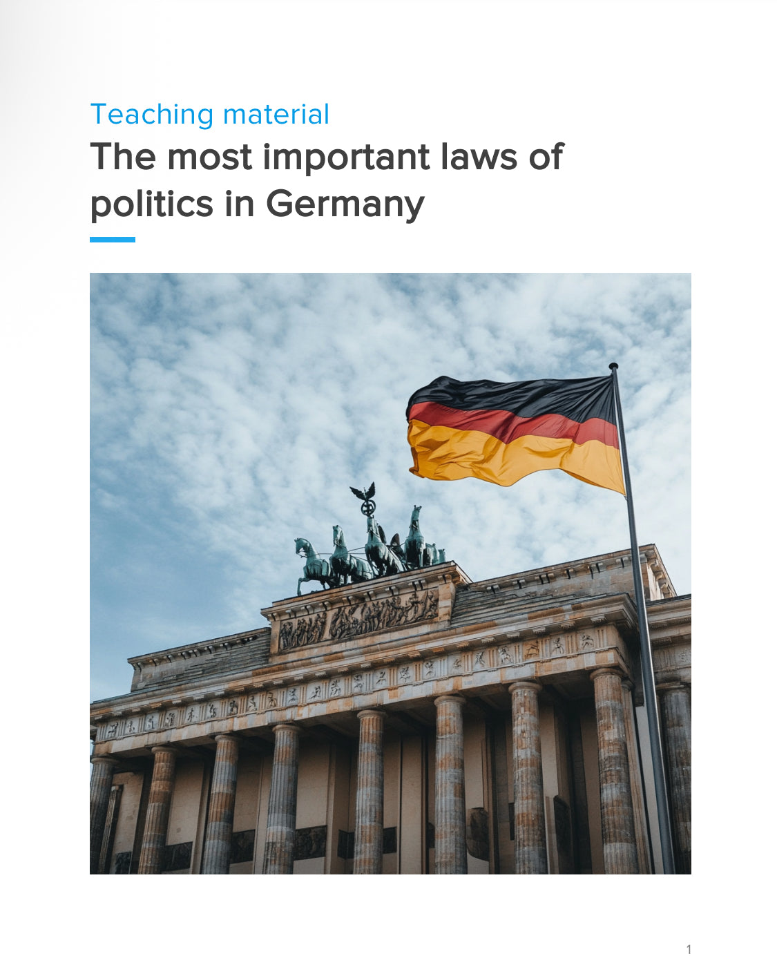 Germany’s Most Important Political Laws – Teaching Human Rights & Democracy | Comparative Civics Resource | Grades 5–9