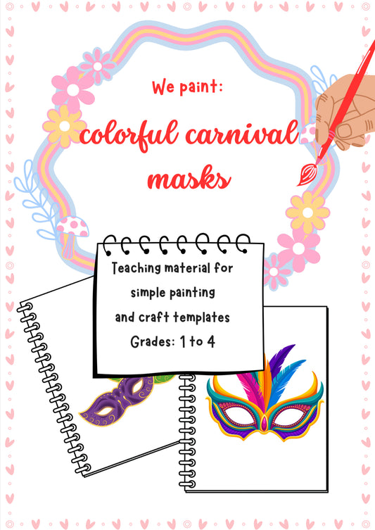 Carnival Mask Craft – Printable Worksheet for Grades K–4