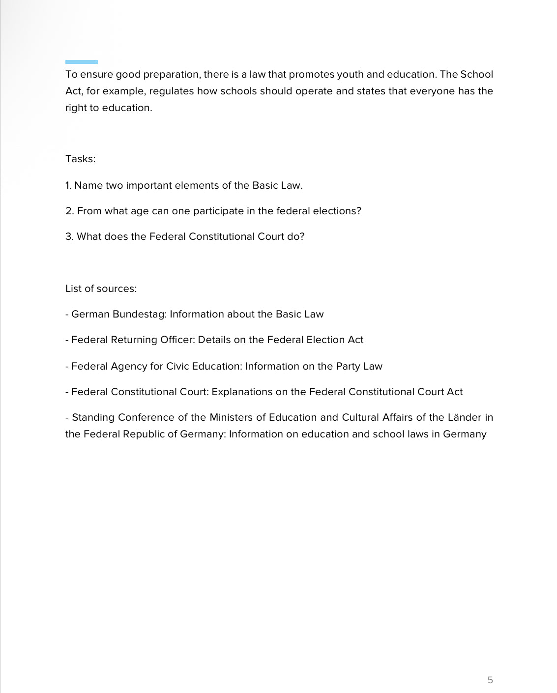 Germany’s Most Important Political Laws – Teaching Human Rights & Democracy | Comparative Civics Resource | Grades 5–9