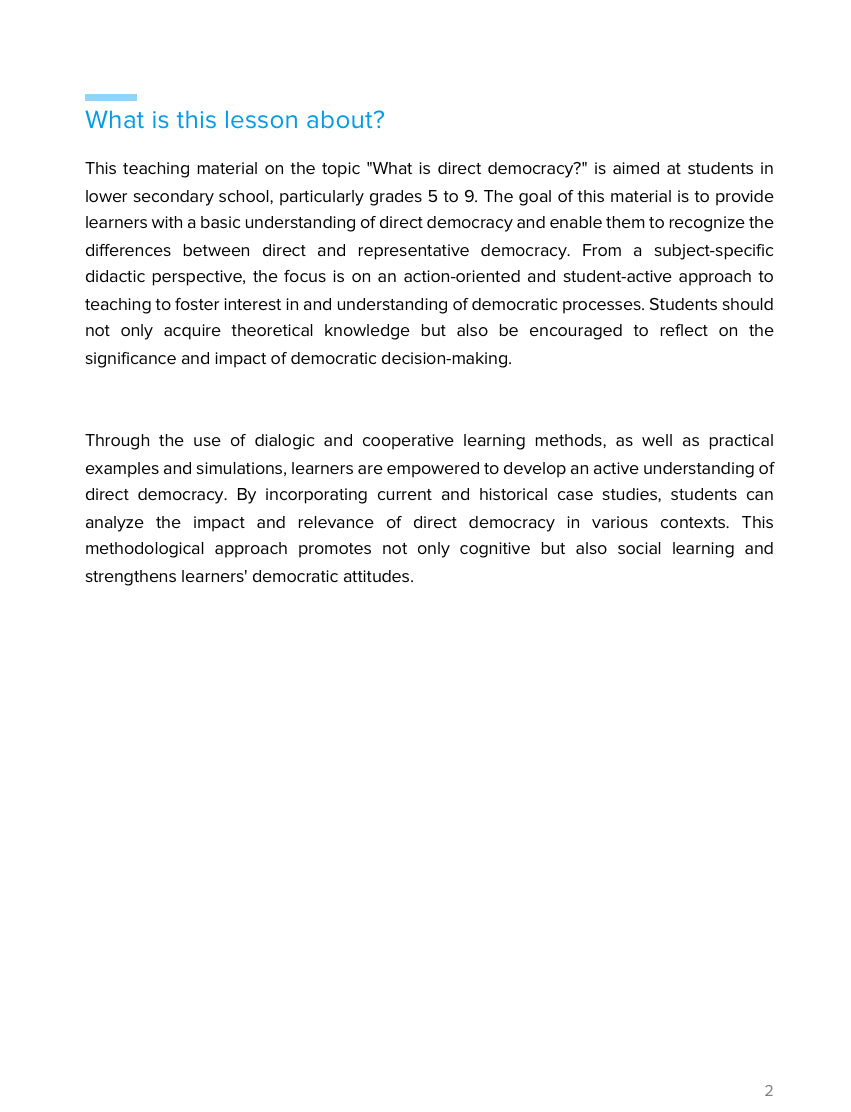 Direct Democracy Explained – Political Participation & Voting | Social Studies Resource | GRADE 5–9