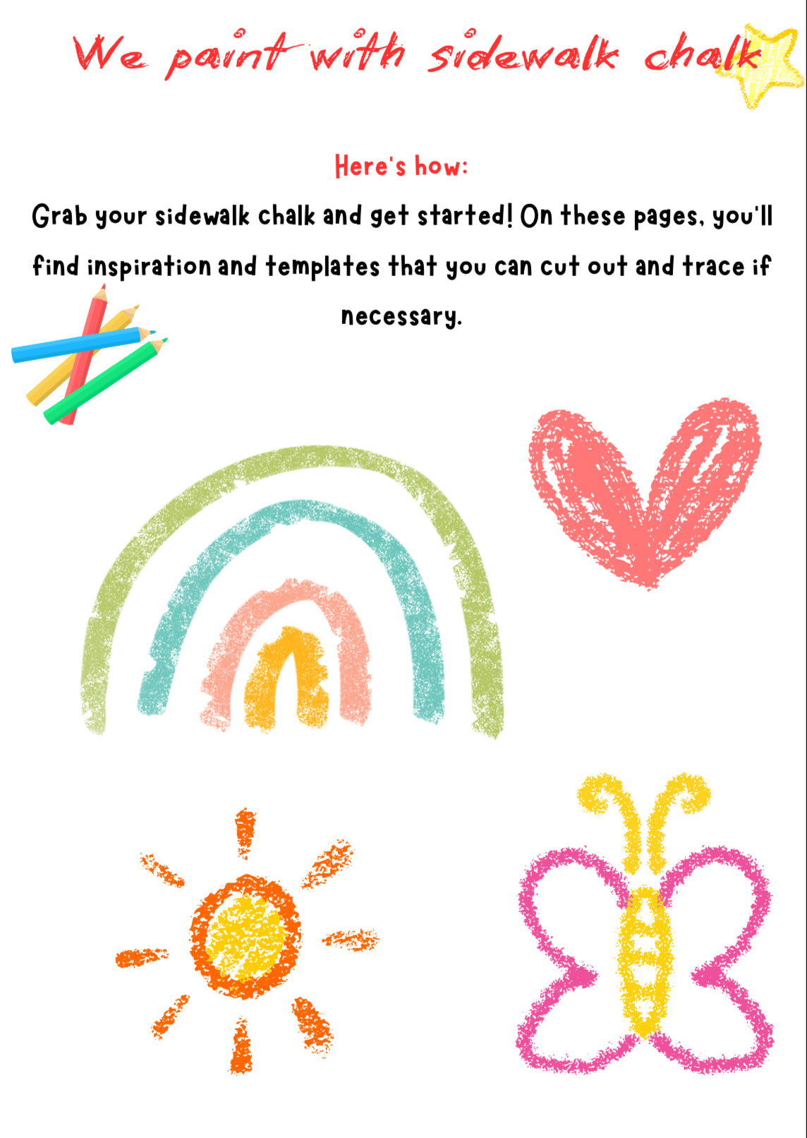 Street Chalk Drawing – Creative SEL Activity for Grades K–4