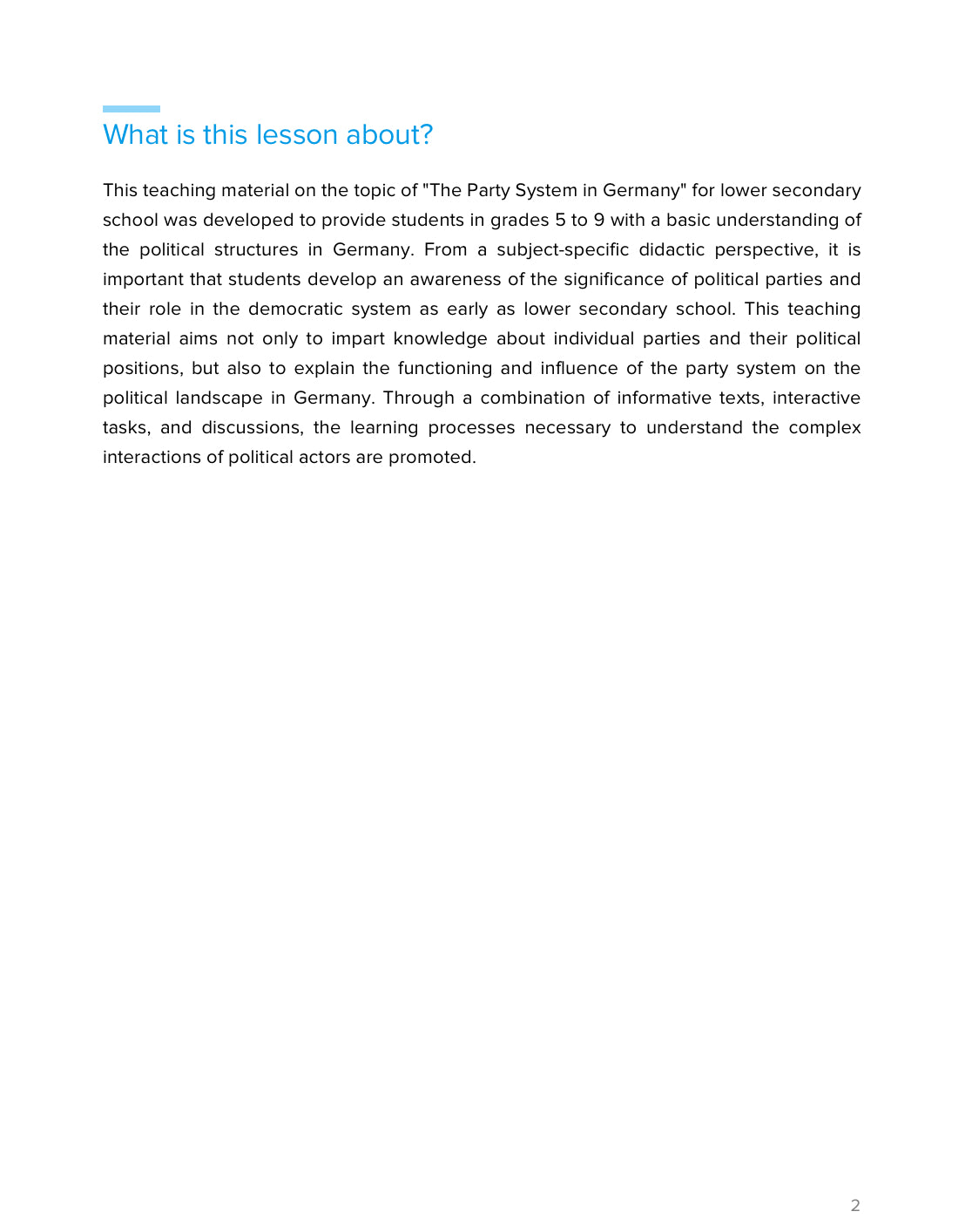 Germany’s Party System – Comparative Government & Elections | Civics Resource | GRADE 5–9