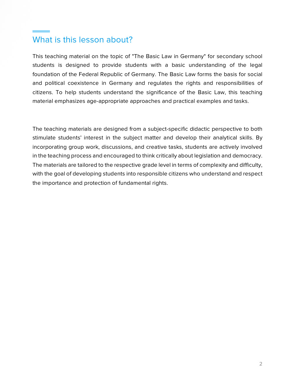 Germany’s Basic Law – Teaching Democracy, Human Rights & Government | Social Studies Resource | Grades 5–9