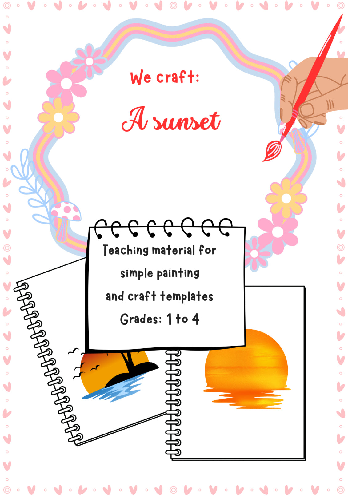Sunset Craft Project – Peaceful Art Activity for Elementary Kids