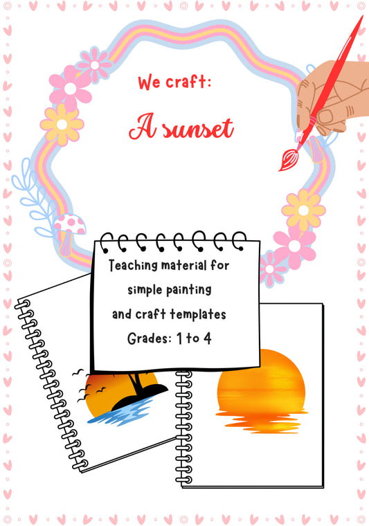 Sunset Craft Project – Peaceful Art Activity for Elementary Kids