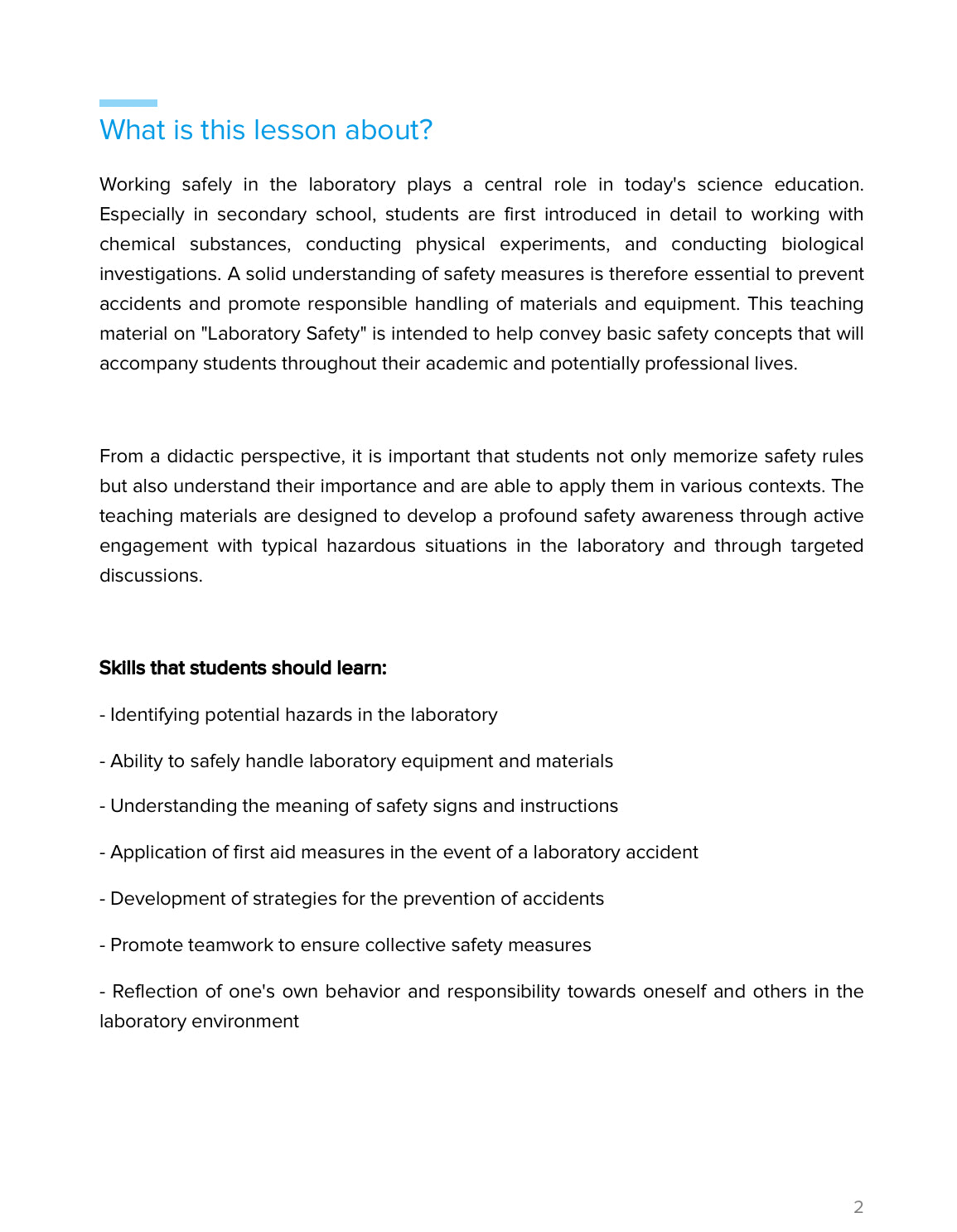 Laboratory Safety – Science Classroom Rules, Hazards & Emergency Procedures | Safety Workbook | GRADE 5–9