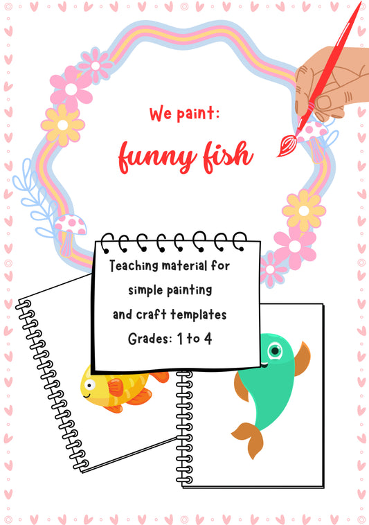 Funny Fish Art – Printable SEL Drawing Activity for Grades K–4