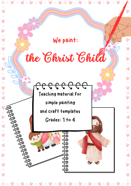 Christmas Craft: Paint the Christ Child – Printable Art for K–4