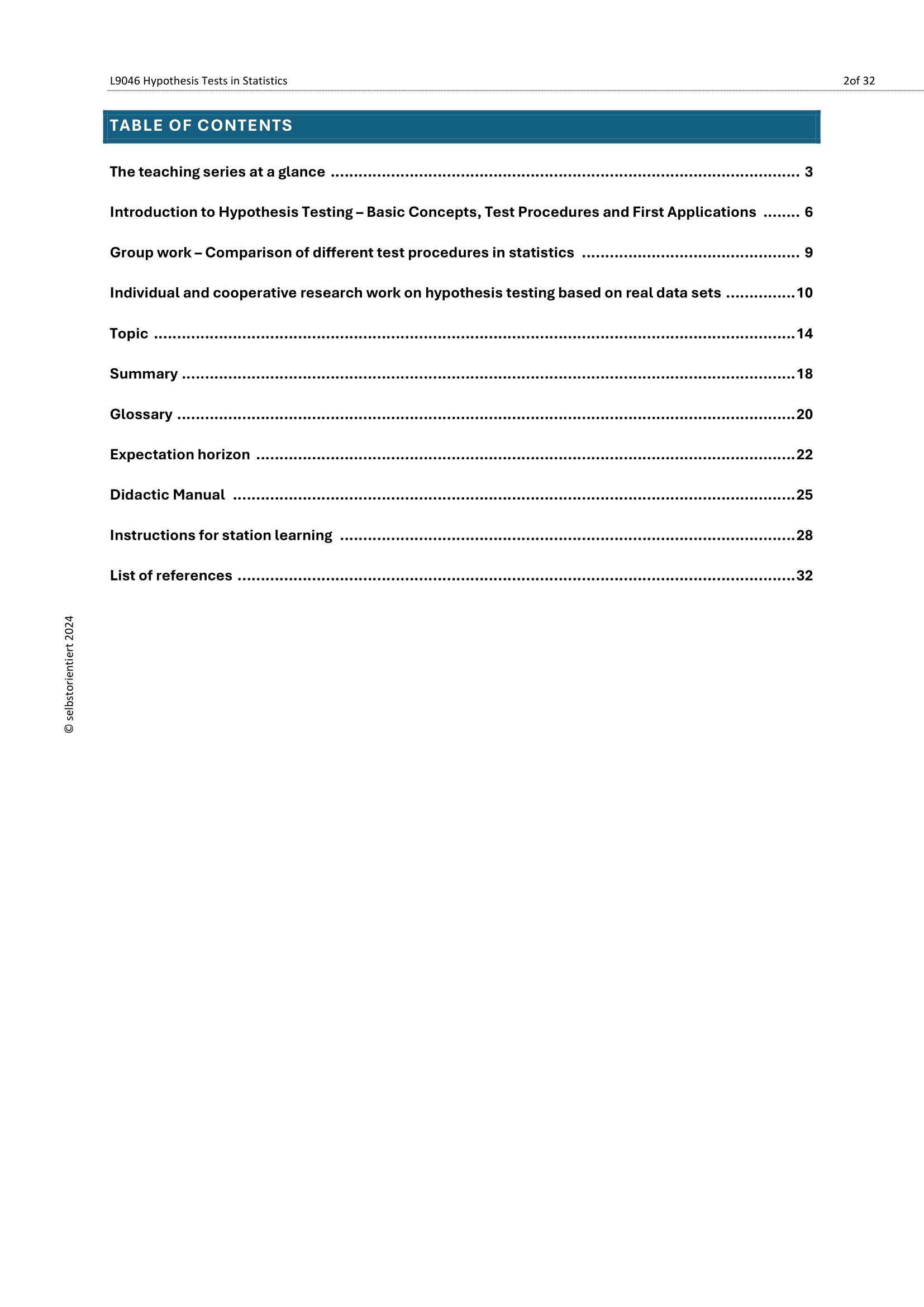 Hypothesis Testing & Errors – Full Statistics Unit (Grades 11–12)