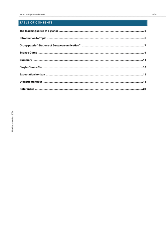 European Integration – Complete Civics & History Unit (Grades 7–9)