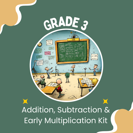 Digital Math Lab – Grade 3 Practice: Addition, Subtraction & Division