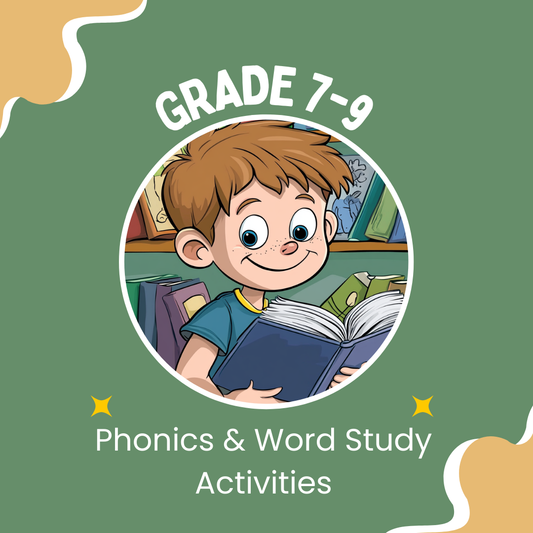 Phonics & Sound Awareness – English Grades 7–9 Practice Pack
